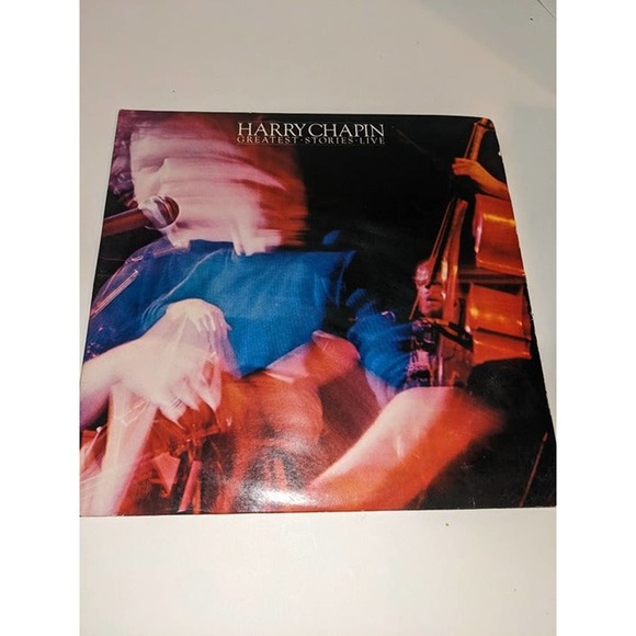 Vinyl Record HARRY CHAPIN Double LP Vintage Greatest Stories - Live - Picture 8 of 10